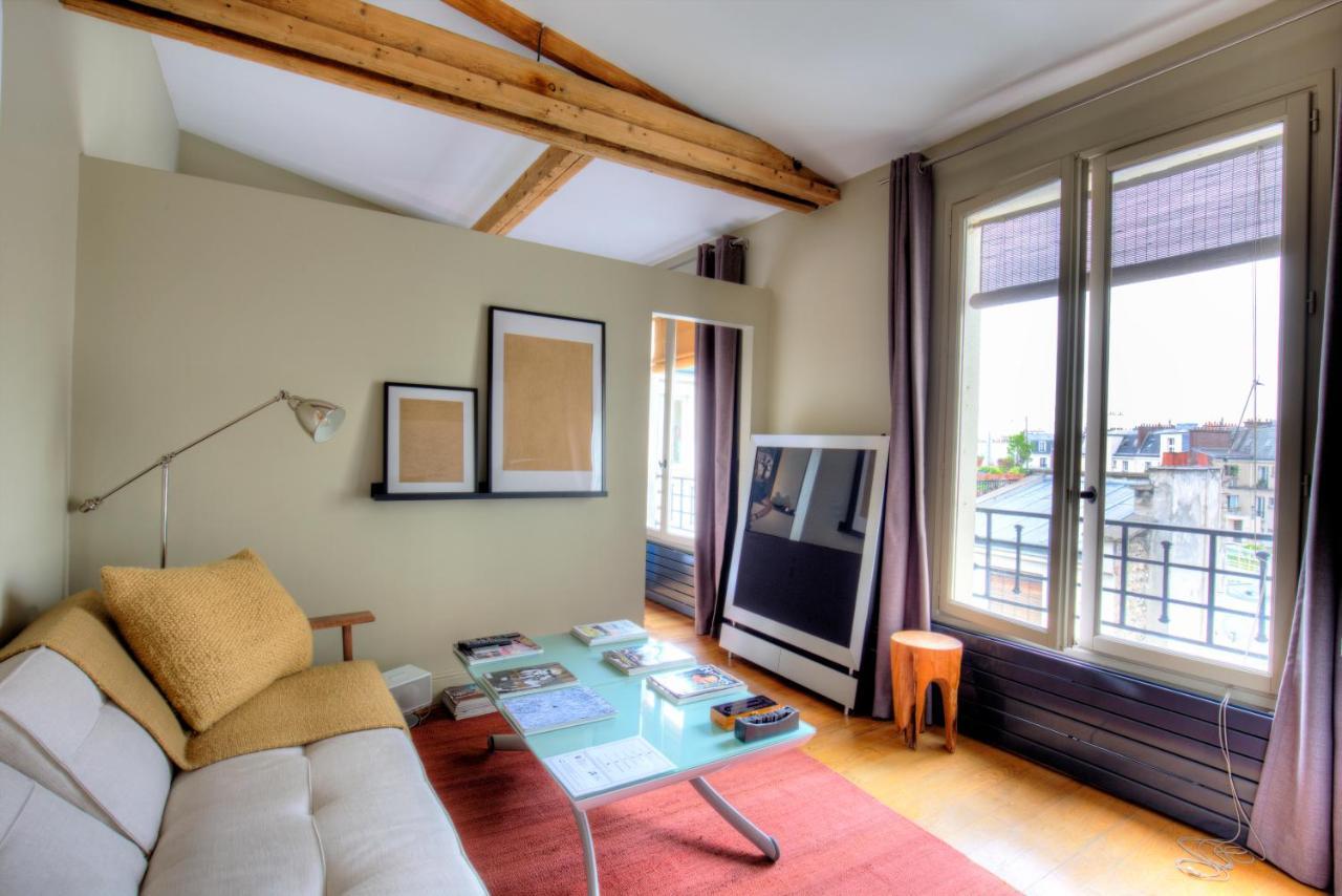 Apartmán Atelier, Dernier Etage Bail Mobilite Centre Paříž Exteriér fotografie